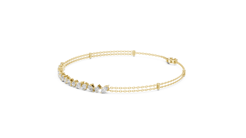 Bracelet GLBR-0020@7 - Yellow Gold - Image