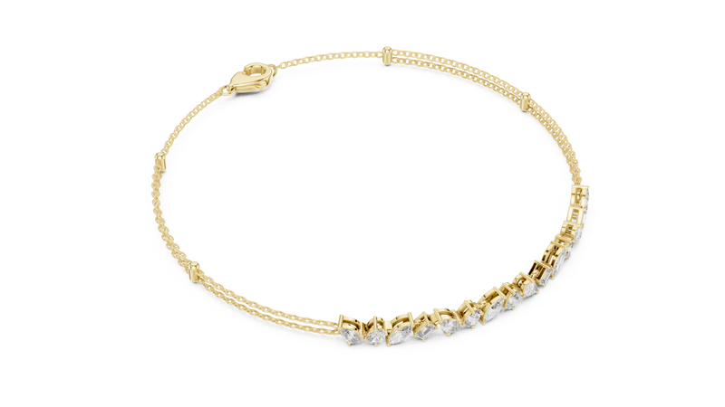 Bracelet GLBR-0020@7 - Yellow Gold - Image