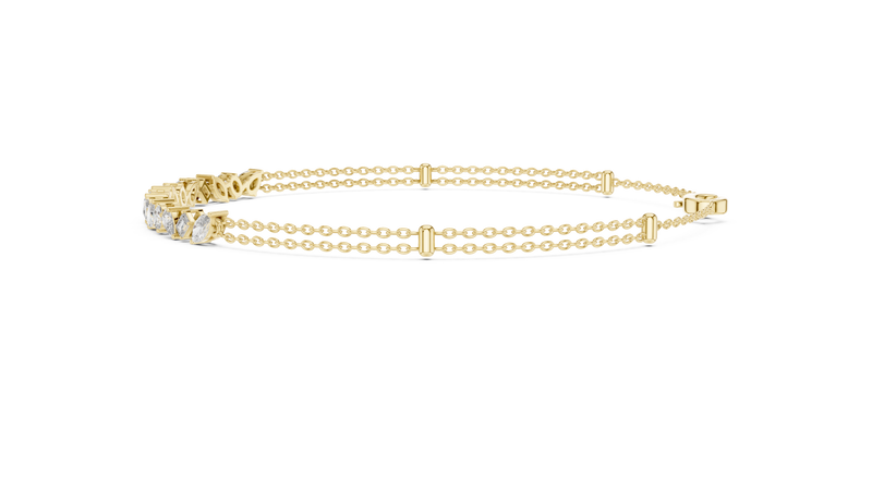 Bracelet GLBR-0020@7 - Yellow Gold - Image