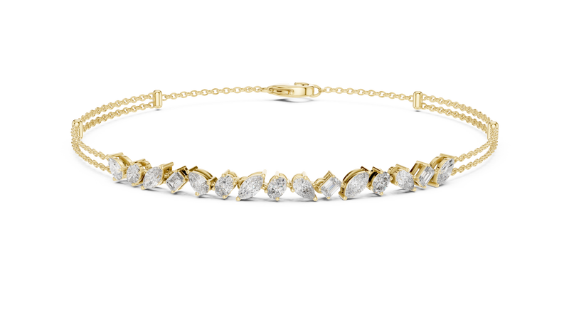 Bracelet GLBR-0020@7 - Yellow Gold - Image