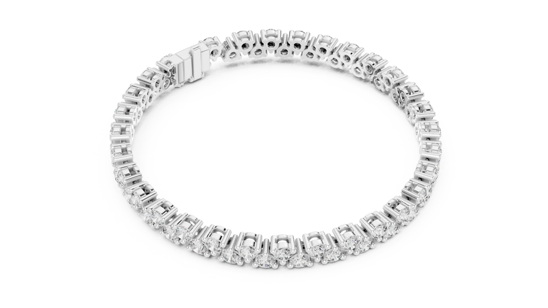 Bracelet GLBR-0021@7 - White Gold - Image