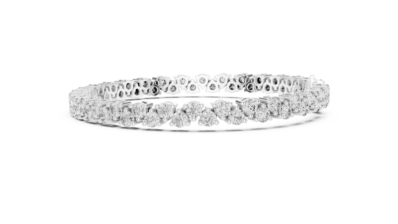 Bracelet GLBR-0021@7 - White Gold - Image