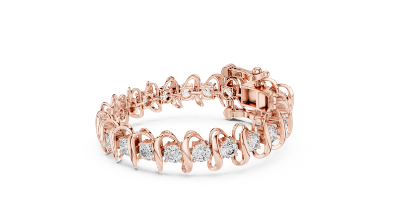 Bracelet GLBR-0022@7 - Rose Gold - Image
