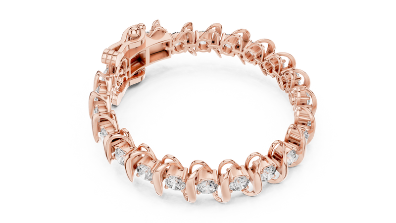 Bracelet GLBR-0022@7 - Rose Gold - Image
