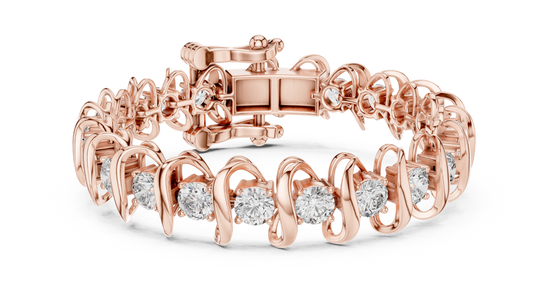 Bracelet GLBR-0022@7 - Rose Gold - Image