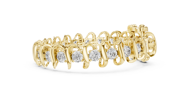 Bracelet GLBR-0022@7 - Yellow Gold - Image