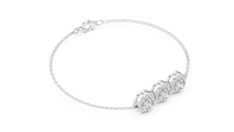 Bracelet GLBR-0023 - White Gold - Image