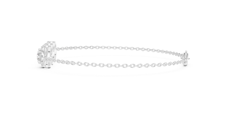 Bracelet GLBR-0023 - White Gold - Image