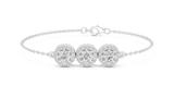 Bracelet GLBR-0023 - White Gold - Image