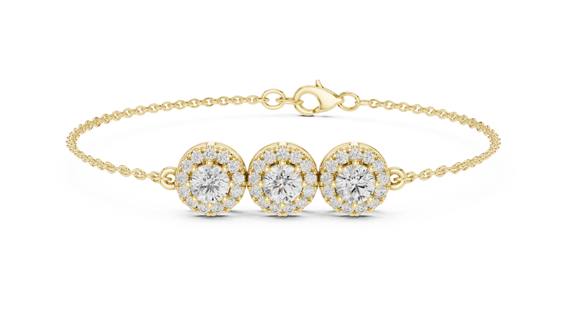 Bracelet GLBR-0023 - Yellow Gold - Image