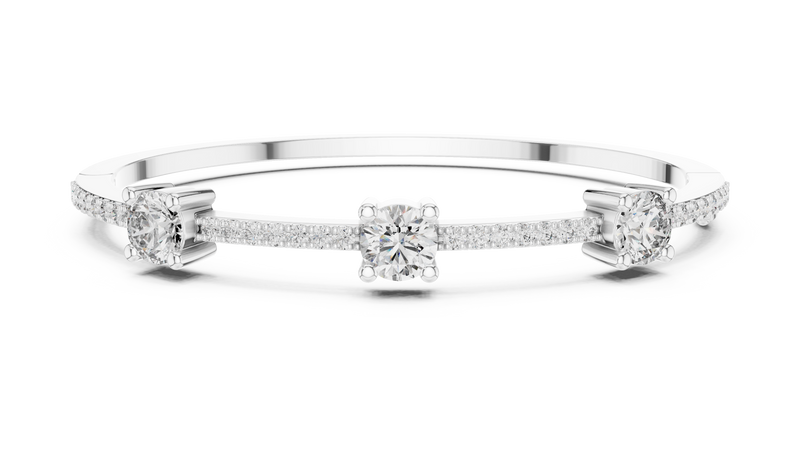 Bracelet GLBR-0026 - White Gold - Image