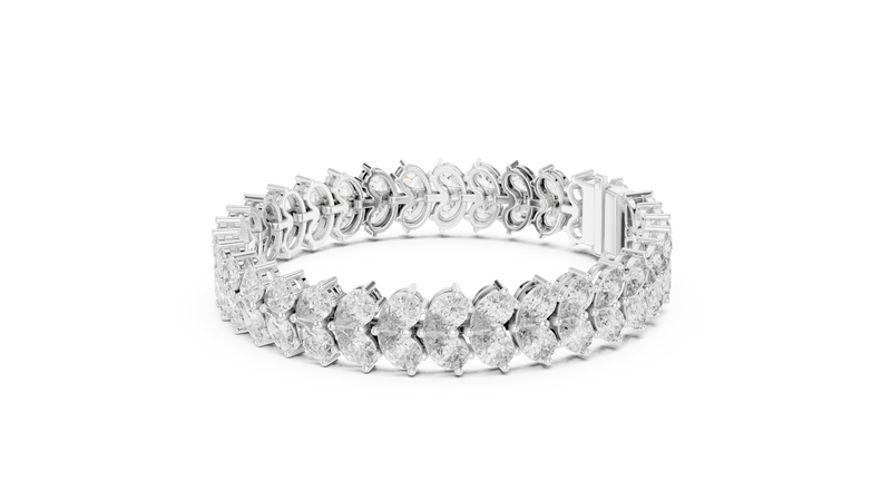 Bracelet GLBR-0027 - White Gold - Image