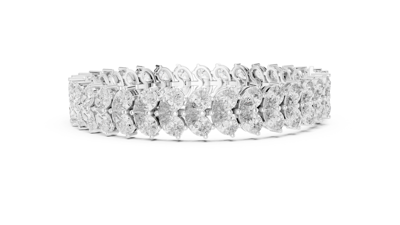 Bracelet GLBR-0027 - White Gold - Image