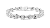 Bracelet GLBR-0028@7 - White Gold - Image