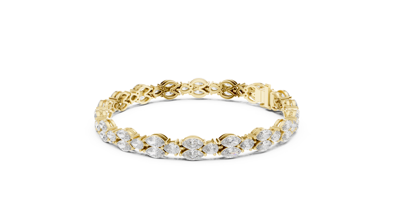 Bracelet GLBR-0028@7 - Yellow Gold - Image