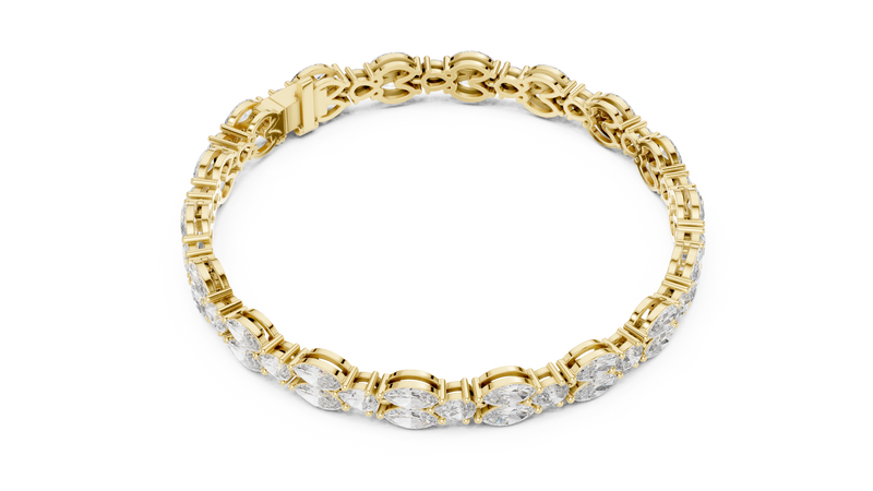 Bracelet GLBR-0028@7 - Yellow Gold - Image