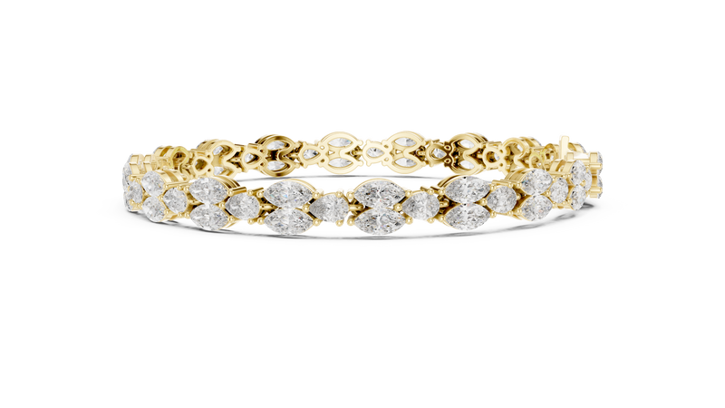 Bracelet GLBR-0028@7 - Yellow Gold - Image