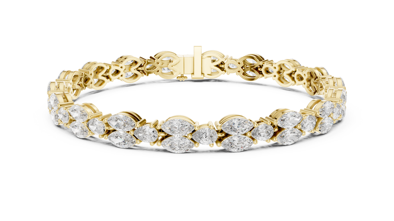 Bracelet GLBR-0028@7 - Yellow Gold - Image