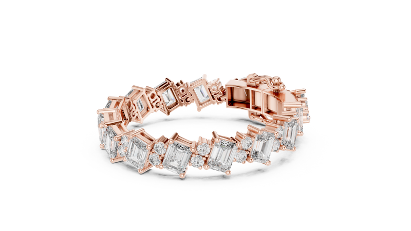 Bracelet GLBR-0029@7 - Rose Gold - Image