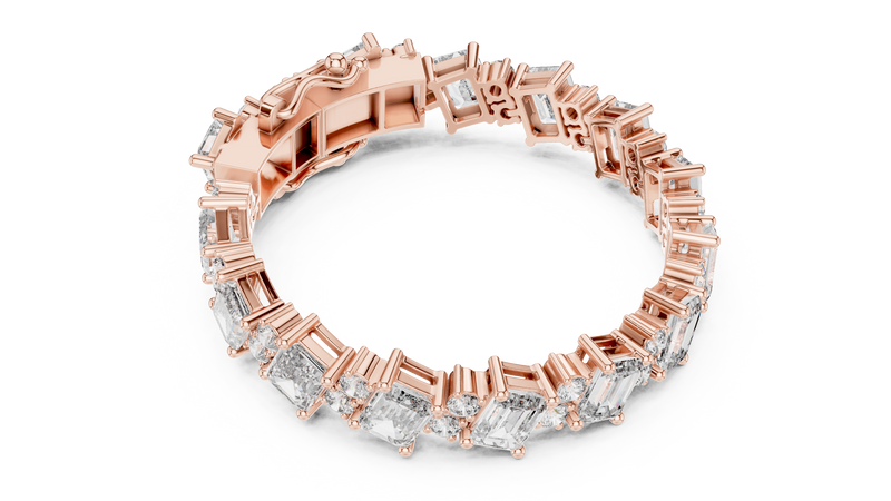 Bracelet GLBR-0029@7 - Rose Gold - Image
