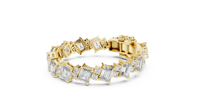 Bracelet GLBR-0029@7 - Yellow Gold - Image