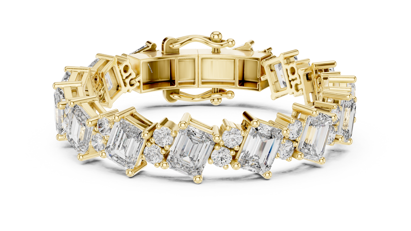 Bracelet GLBR-0029@7 - Yellow Gold - Image