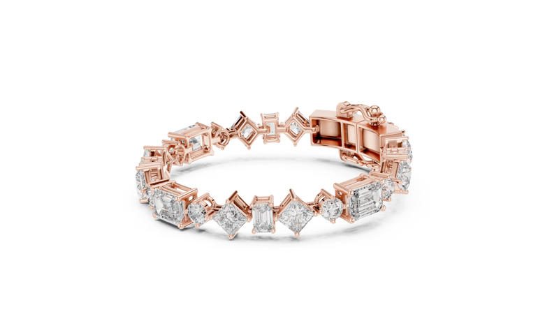 Bracelet GLBR-0030@7 - Rose Gold - Image
