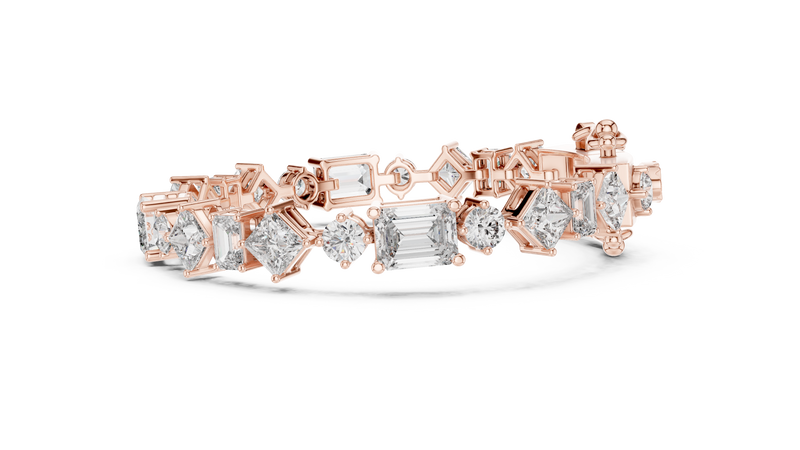 Bracelet GLBR-0030@7 - Rose Gold - Image