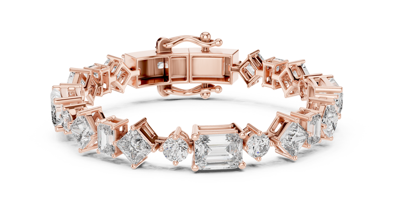 Bracelet GLBR-0030@7 - Rose Gold - Image