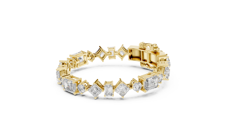 Bracelet GLBR-0030@7 - Yellow Gold - Image