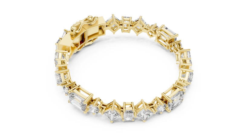 Bracelet GLBR-0030@7 - Yellow Gold - Image