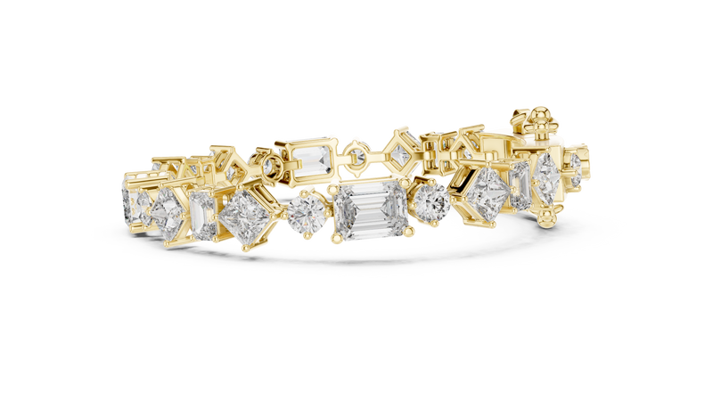 Bracelet GLBR-0030@7 - Yellow Gold - Image