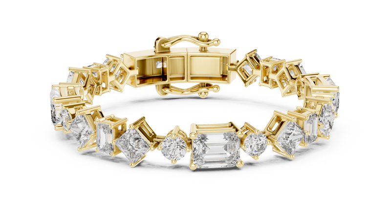 Bracelet GLBR-0030@7 - Yellow Gold - Image