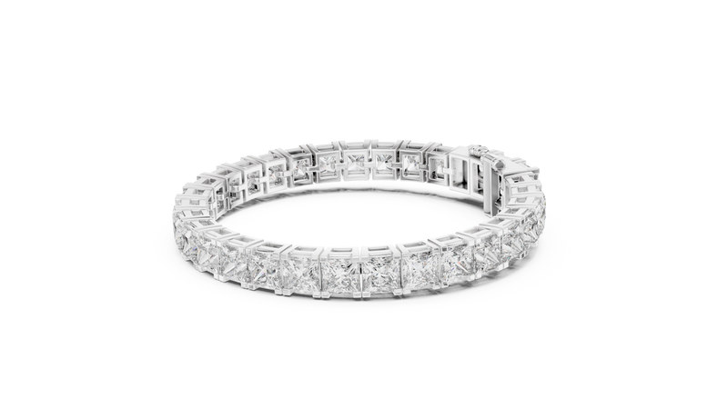 Bracelet GLBR-0031 - White Gold - Image