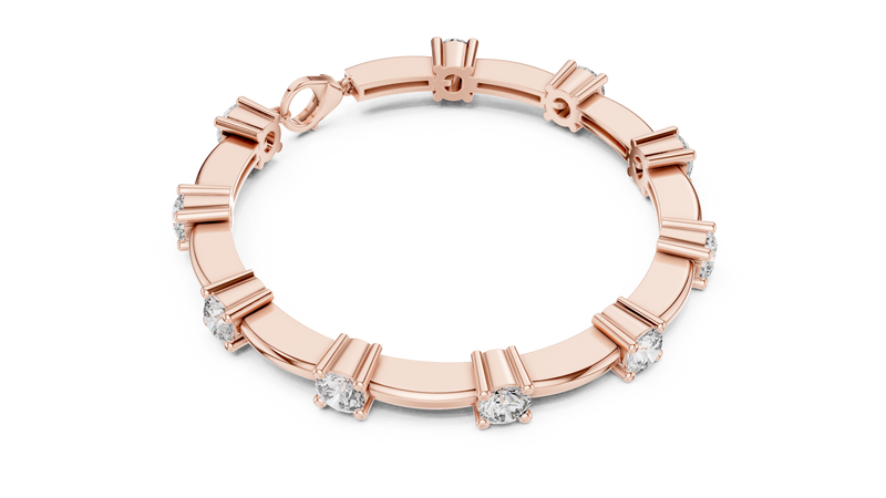 Bracelet GLBR-0032@7 - Rose Gold - Image