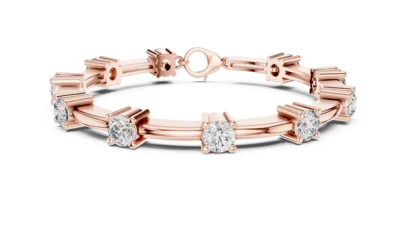 Bracelet GLBR-0032@7 - Rose Gold - Image