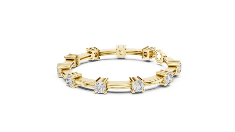 Bracelet GLBR-0032@7 - Yellow Gold - Image