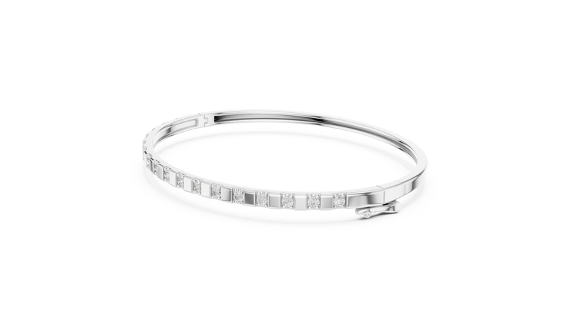 Bracelet GLBR-0033@7 - White Gold - Image