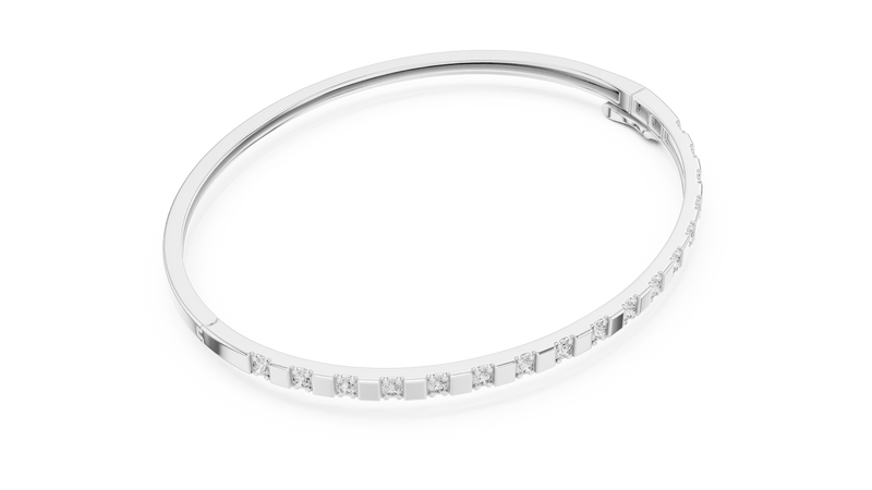 Bracelet GLBR-0033@7 - White Gold - Image