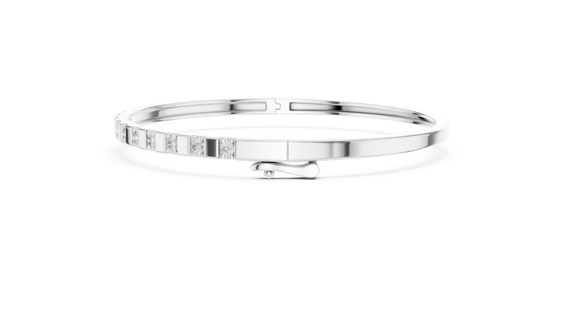 Bracelet GLBR-0033@7 - White Gold - Image