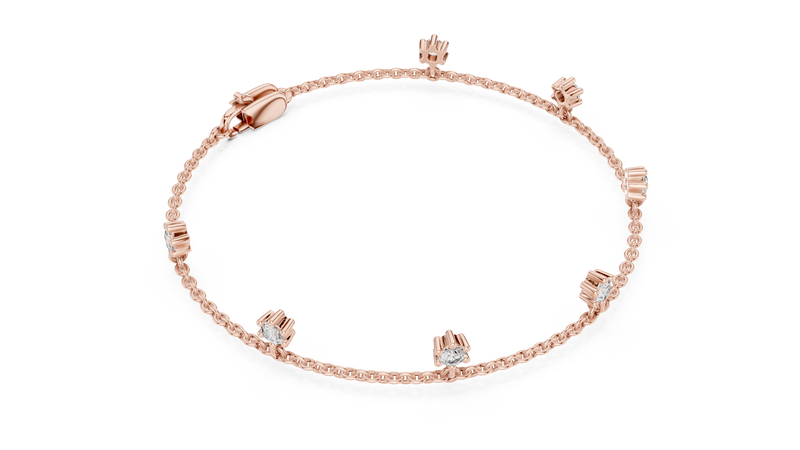 Bracelet GLBR-0034@7 - Rose Gold - Image