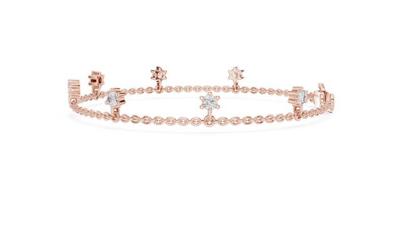 Bracelet GLBR-0034@7 - Rose Gold - Image