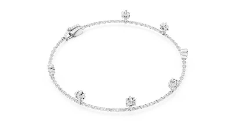 Bracelet GLBR-0034@7 - White Gold - Image