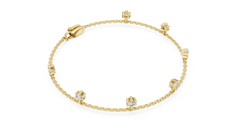 Bracelet GLBR-0034@7 - Yellow Gold - Image