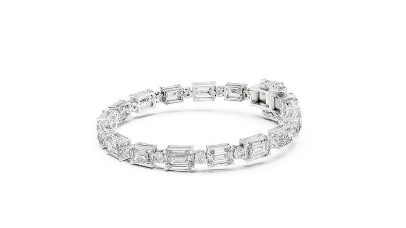 Bracelet GLBR-0036 - White Gold - Image