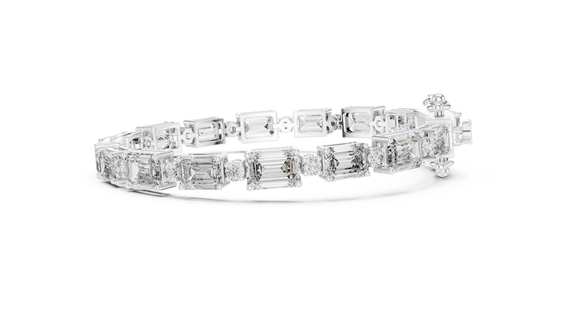 Bracelet GLBR-0036 - White Gold - Image