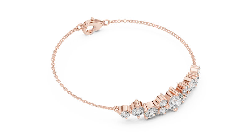 Bracelet GLBR-0037@7 - Rose Gold - Image