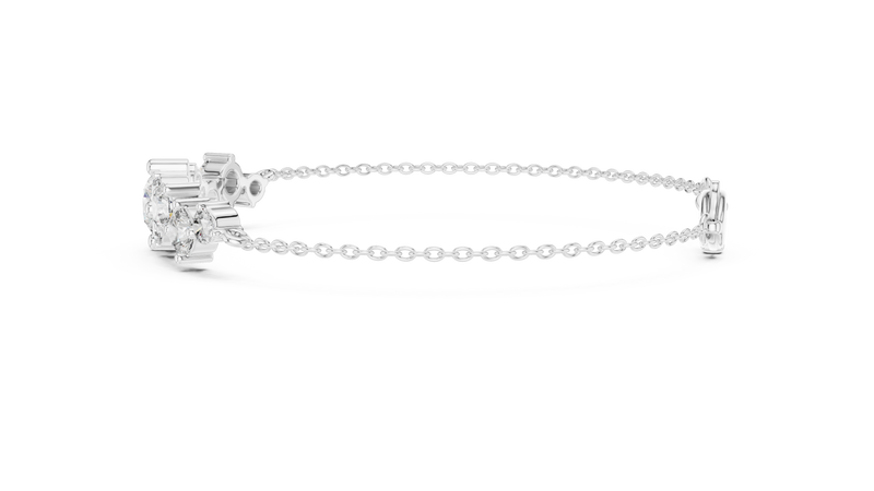 Bracelet GLBR-0037@7 - White Gold - Image