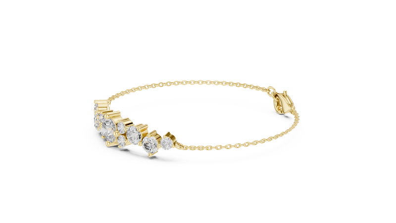 Bracelet GLBR-0037@7 - Yellow Gold - Image