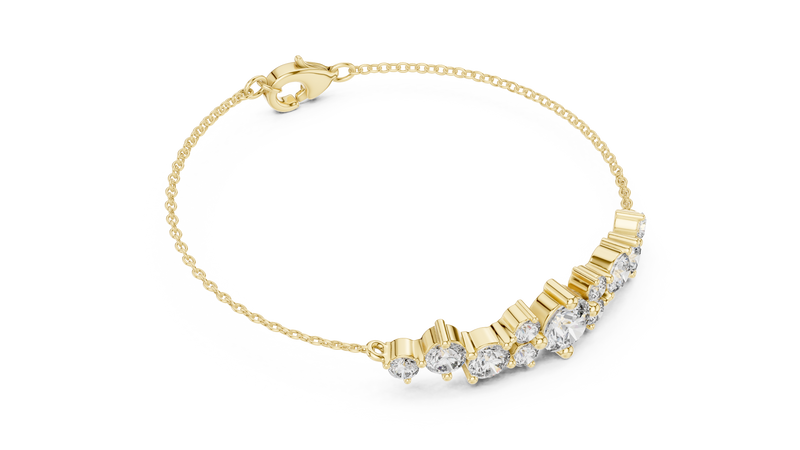 Bracelet GLBR-0037@7 - Yellow Gold - Image